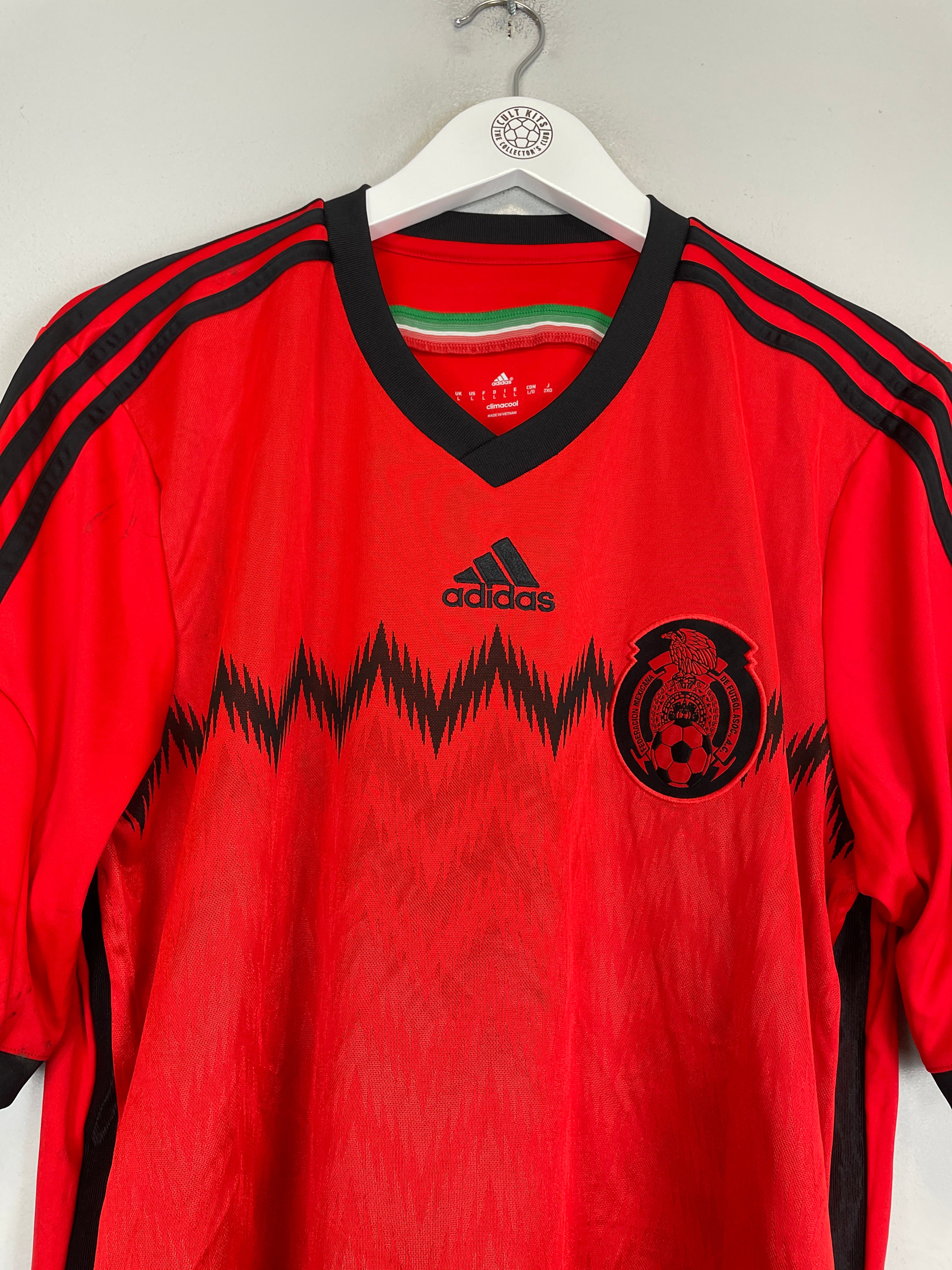 Shop 2014/15 MEXICO AWAY SHIRT (L) ADIDAS, classic football shirts, vintage football shirts & retro soccer jerseys at Cult Kits