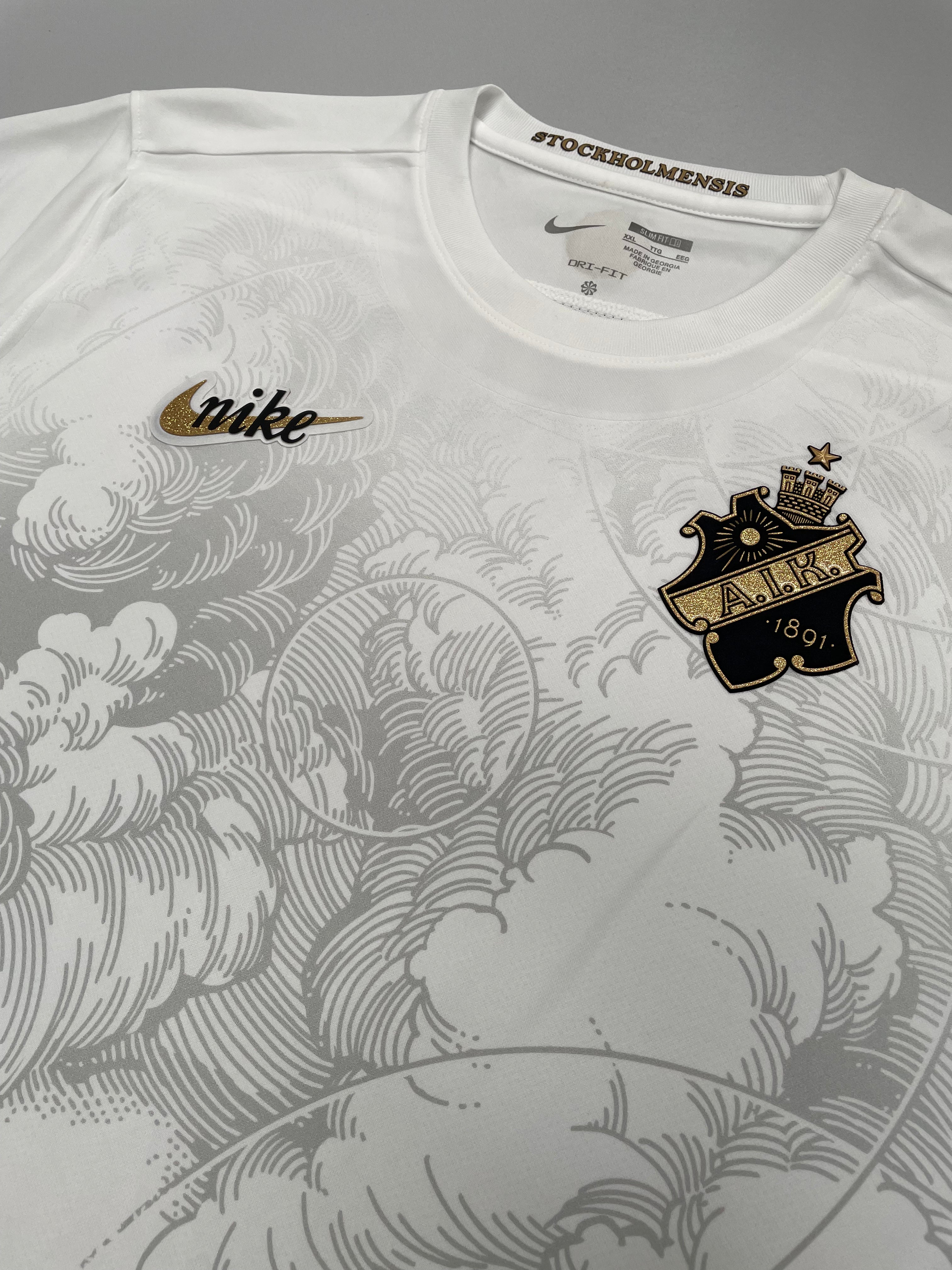 Shop 2023 AIK STOCKHOLM GOLD LTD EDITION SHIRT (XXL) NIKE, classic football shirts, vintage football shirts & retro soccer jerseys at Cult Kits
