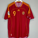 Shop 2006/08 SPAIN F.TORRES #9 HOME SHIRT (L) ADIDAS, classic football shirts, vintage football shirts & retro soccer jerseys at Cult Kits