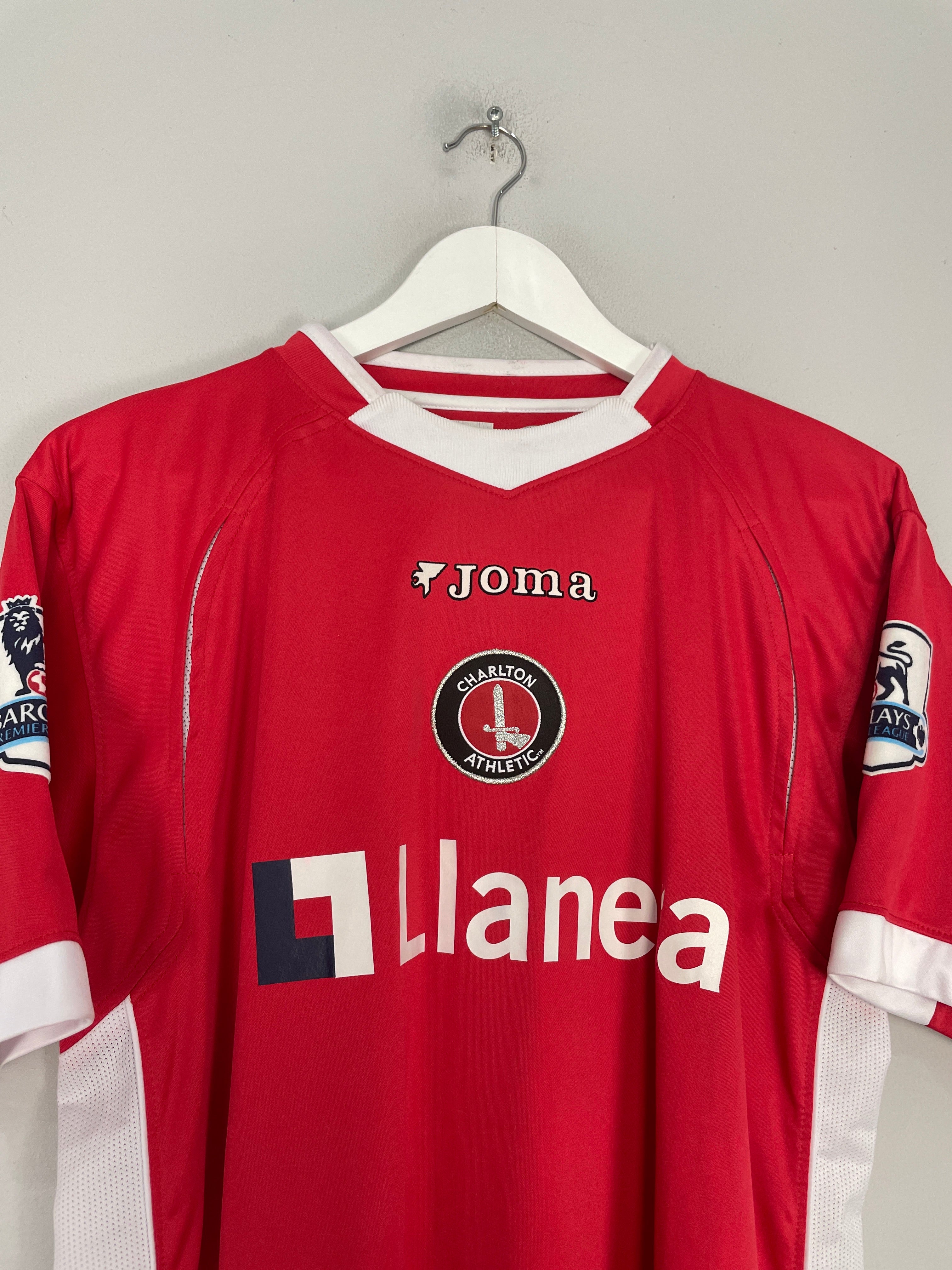 Shop 2005/06 CHARLTON ATHLETIC SORONDO #4 HOME SHIRT (S) JOMA, classic football shirts, vintage football shirts & retro soccer jerseys at Cult Kits