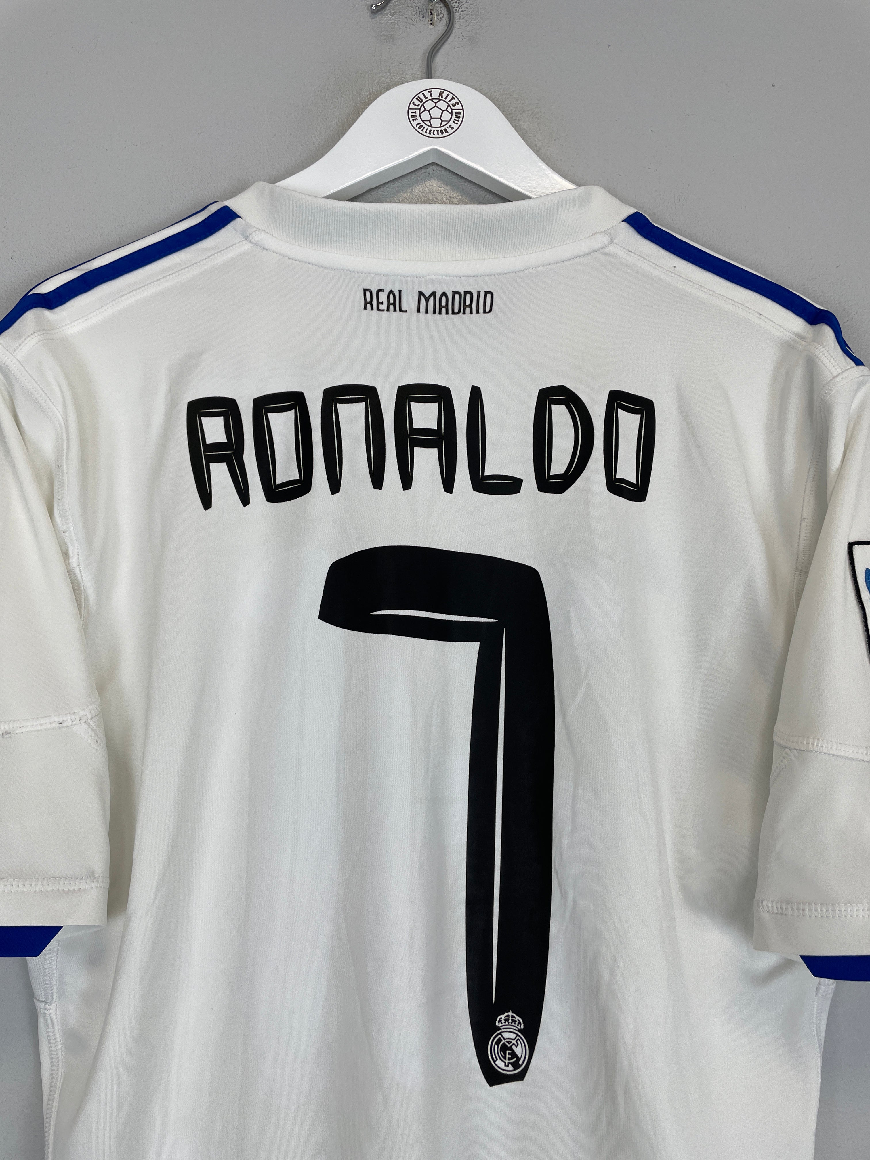 Shop 2010/11 REAL MADRID RONALDO #7 HOME SHIRT (L) ADIDAS, classic football shirts, vintage football shirts & retro soccer jerseys at Cult Kits