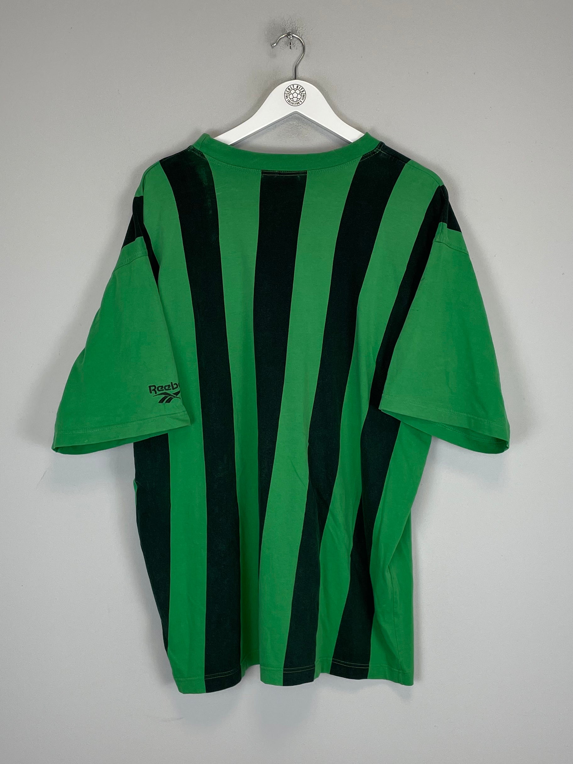 Shop 1995/96 MONCHENGLADBACH T-SHIRT (XXL) REEBOK, classic football shirts, vintage football shirts & retro soccer jerseys at Cult Kits