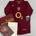 Shop 2006 ARSENAL LTD EDITION BOXED HOME SHIRT (L) NIKE, classic football shirts, vintage football shirts & retro soccer jerseys at Cult Kits