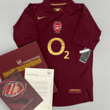 Shop 2006 ARSENAL LTD EDITION BOXED HOME SHIRT (L) NIKE, classic football shirts, vintage football shirts & retro soccer jerseys at Cult Kits