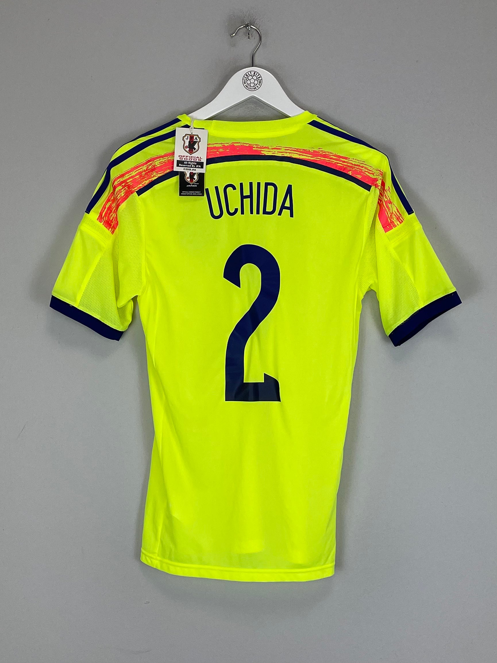 Shop 2014/15 JAPAN UCHIDA #6 *PLAYER ISSUE* BNWT AWAY SHIRT (M) ADIDAS, classic football shirts, vintage football shirts & retro soccer jerseys at Cult Kits