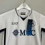 Shop 2024/25 Napoli *BNWT* Stadium Away Shirt (Kids - Multiple Sizes) EA7, classic football shirts, vintage football shirts & retro soccer jerseys at Cult Kits