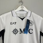 Shop 2024/25 Napoli *BNWT* Authentic Away Shirt (Kids - Multiple Sizes) EA7, classic football shirts, vintage football shirts & retro soccer jerseys at Cult Kits