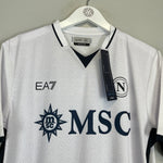 Shop 2024/25 Napoli *BNWT* Stadium Away Shirt (Multiple Sizes) EA7, classic football shirts, vintage football shirts & retro soccer jerseys at Cult Kits