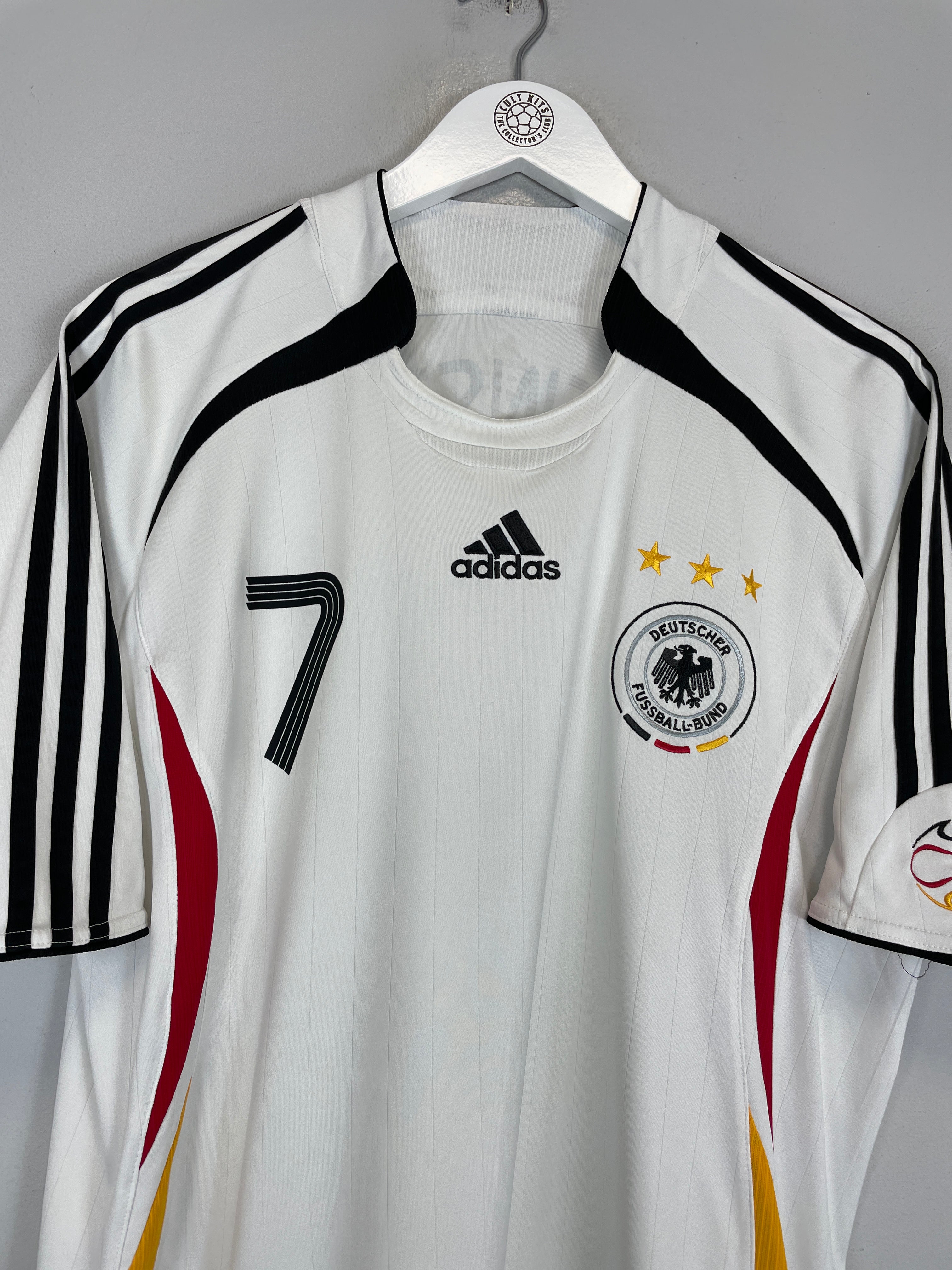 Shop 2005/07 GERMANY SCHWEINSTEIGER #7 HOME SHIRT (L) ADIDAS, classic football shirts, vintage football shirts & retro soccer jerseys at Cult Kits