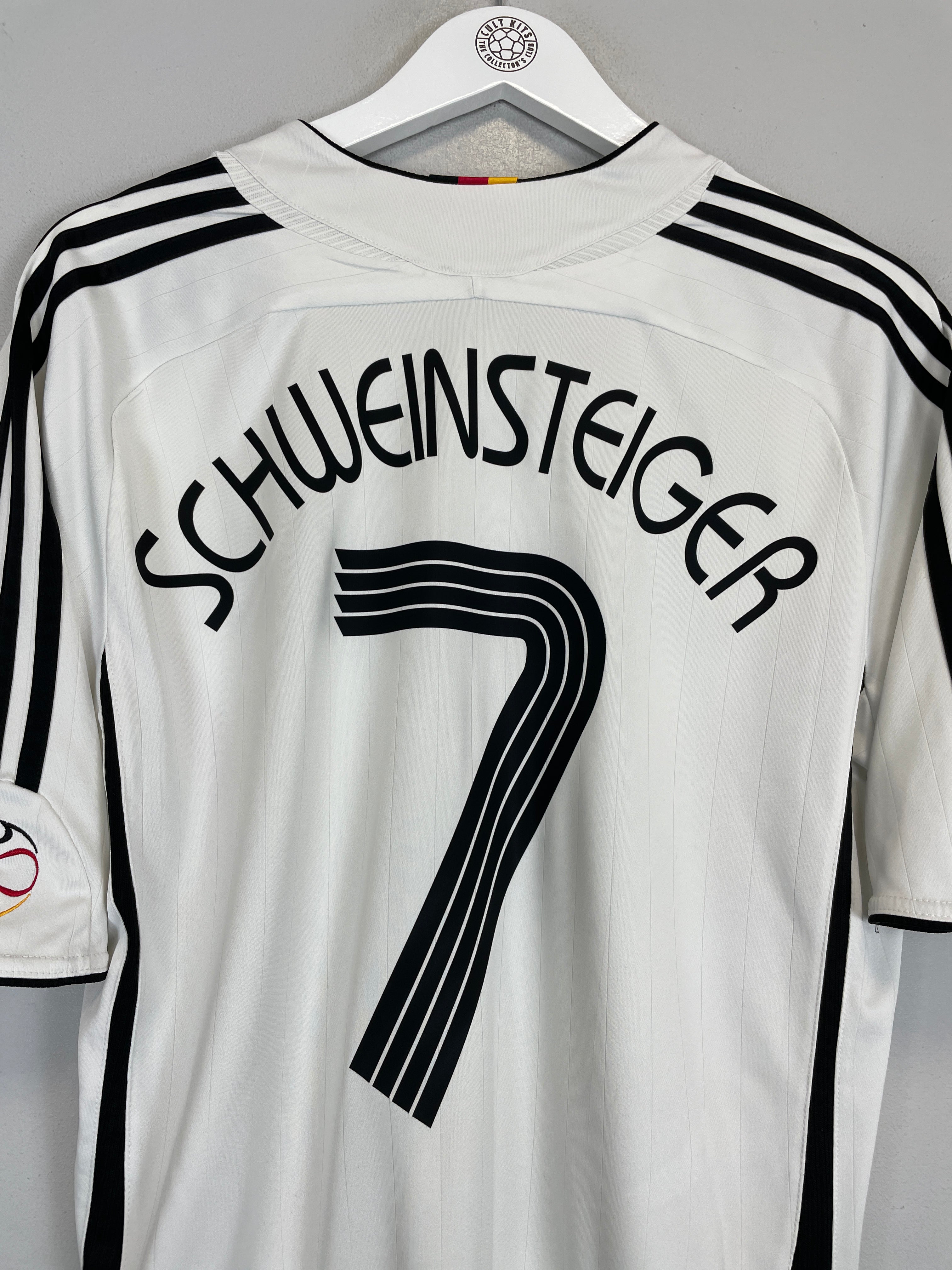 Shop 2005/07 GERMANY SCHWEINSTEIGER #7 HOME SHIRT (L) ADIDAS, classic football shirts, vintage football shirts & retro soccer jerseys at Cult Kits