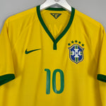 Shop 2014/15 BRAZIL NEYMAR JR #10 HOME SHIRT (L) NIKE, classic football shirts, vintage football shirts & retro soccer jerseys at Cult Kits