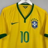 Shop 2014/15 BRAZIL NEYMAR JR #10 HOME SHIRT (L) NIKE, classic football shirts, vintage football shirts & retro soccer jerseys at Cult Kits