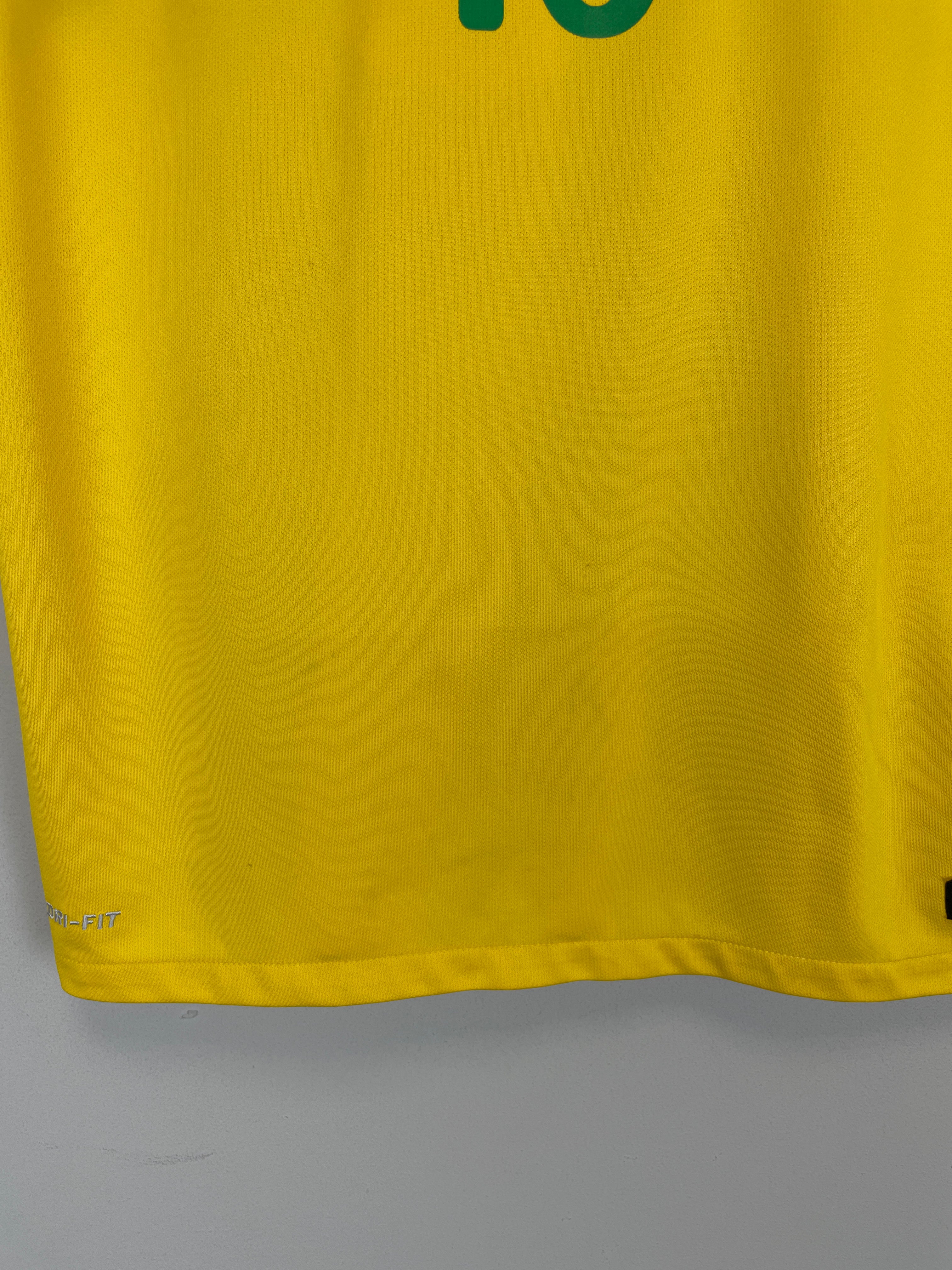 Shop 2014/15 BRAZIL NEYMAR JR #10 HOME SHIRT (L) NIKE, classic football shirts, vintage football shirts & retro soccer jerseys at Cult Kits