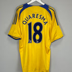 Shop 2008/09 CHELSEA QUARESMA #18 THIRD SHIRT (XL) ADIDAS, classic football shirts, vintage football shirts & retro soccer jerseys at Cult Kits