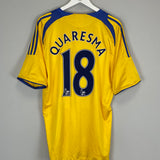 Shop 2008/09 CHELSEA QUARESMA #18 THIRD SHIRT (XL) ADIDAS, classic football shirts, vintage football shirts & retro soccer jerseys at Cult Kits