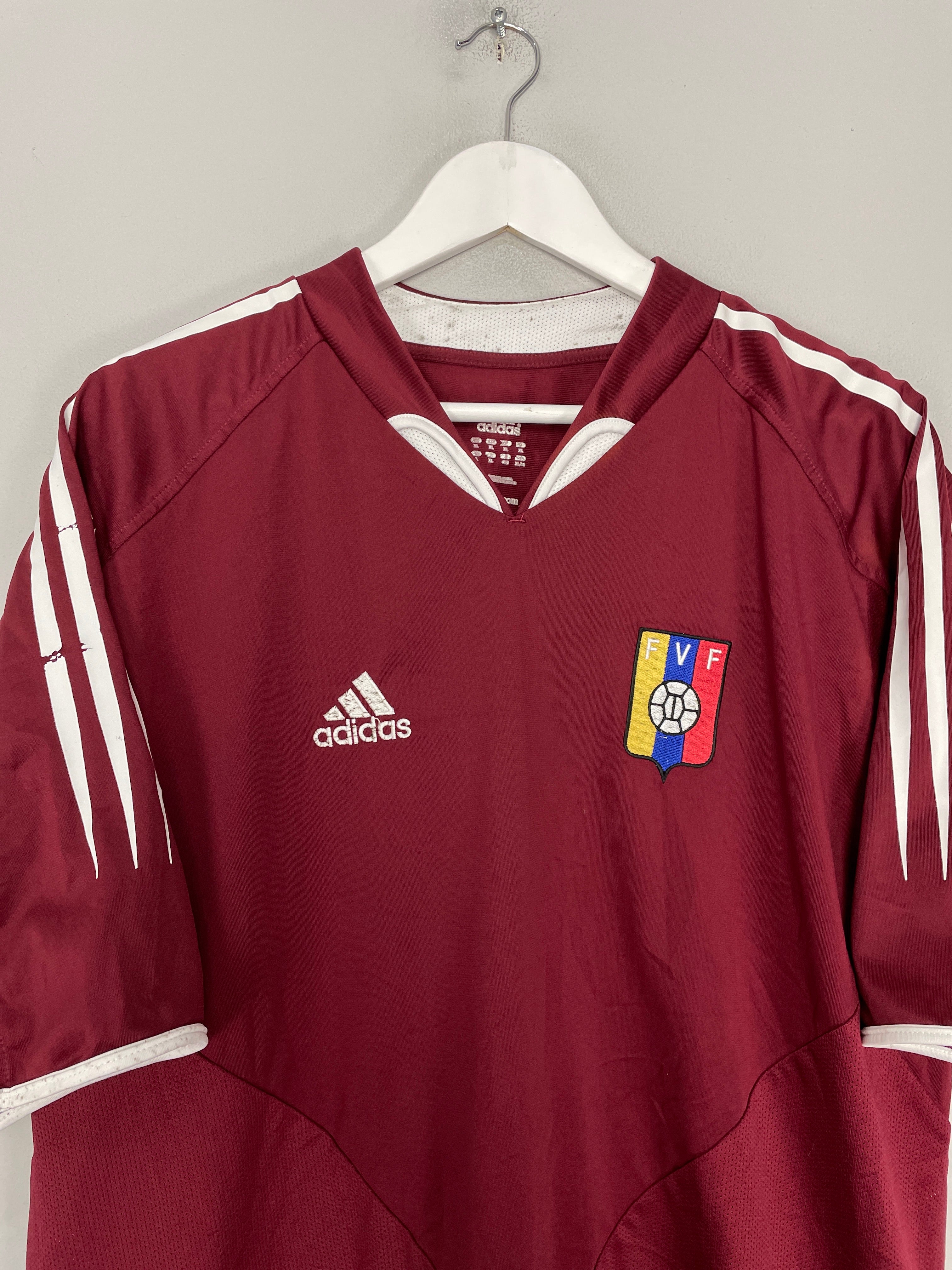 Shop 2005/06 VENEZUELA HOME SHIRT (XL) ADIDAS, classic football shirts, vintage football shirts & retro soccer jerseys at Cult Kits