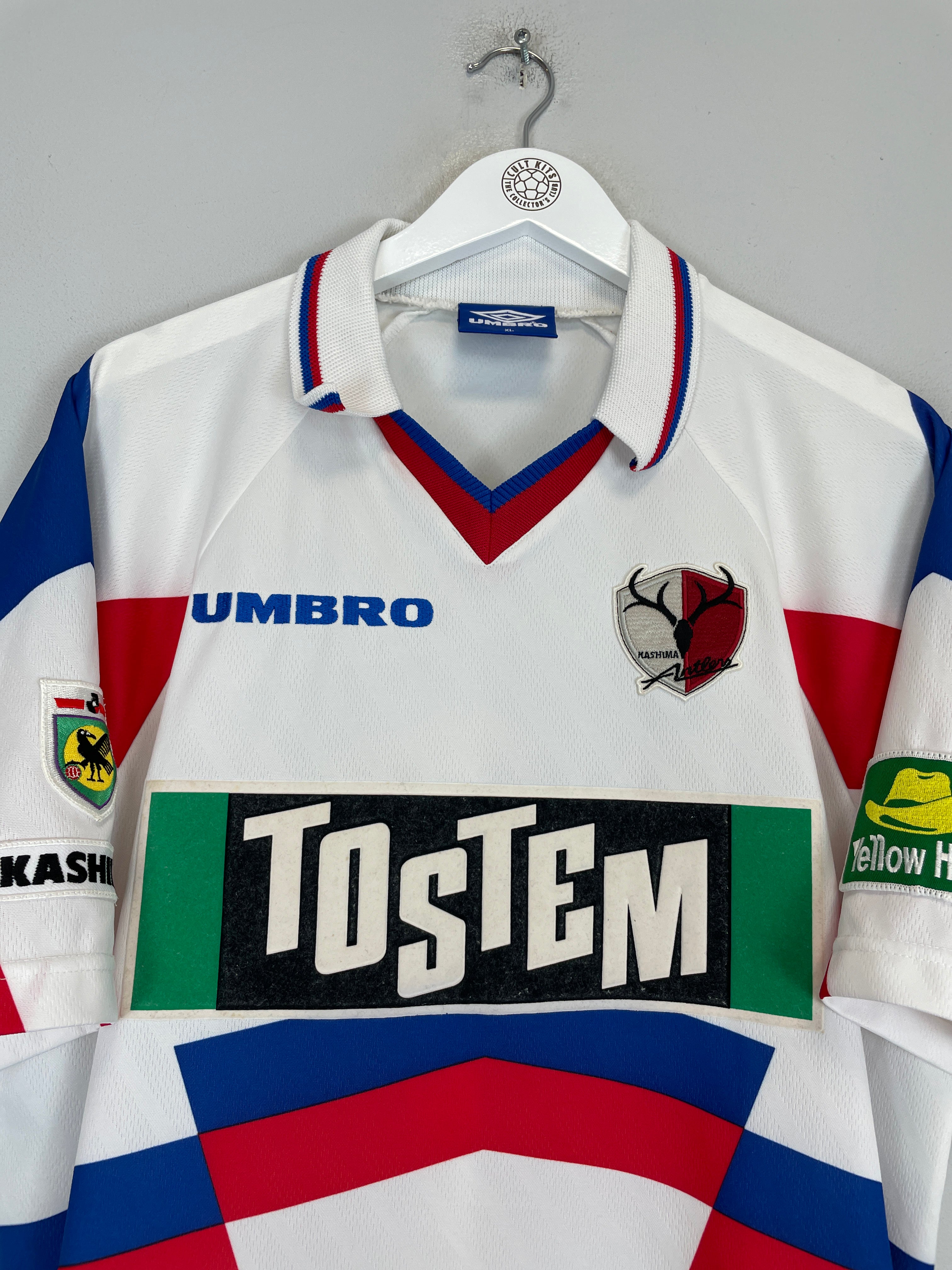 Shop 1997 KASHIMA ANTLERS AWAY SHIRT (XL) UMBRO, classic football shirts, vintage football shirts & retro soccer jerseys at Cult Kits