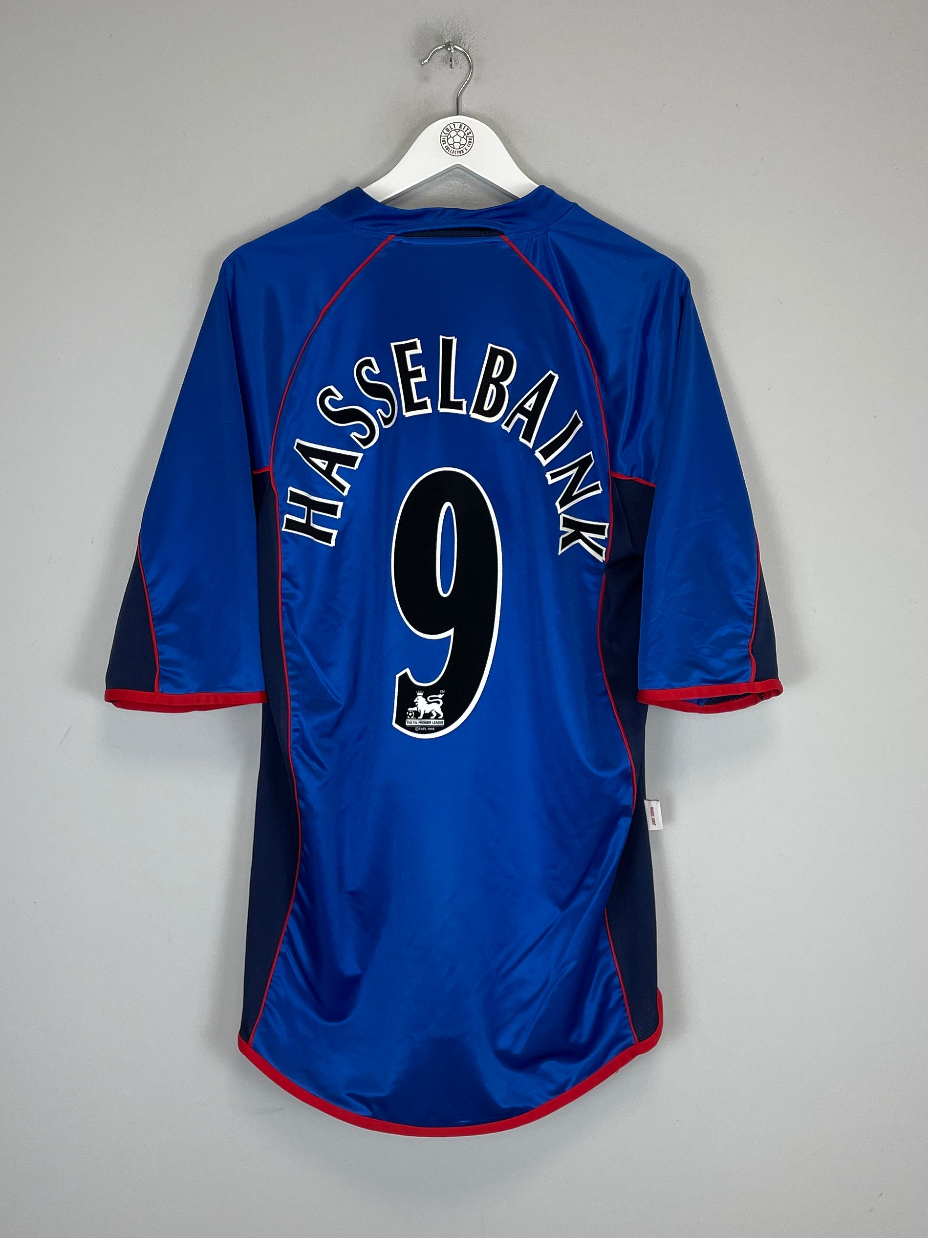 Shop 2005/06 MIDDLESBROUGH HASSELBAINK #9 AWAY SHIRT (XXL) ERREA, classic football shirts, vintage football shirts & retro soccer jerseys at Cult Kits
