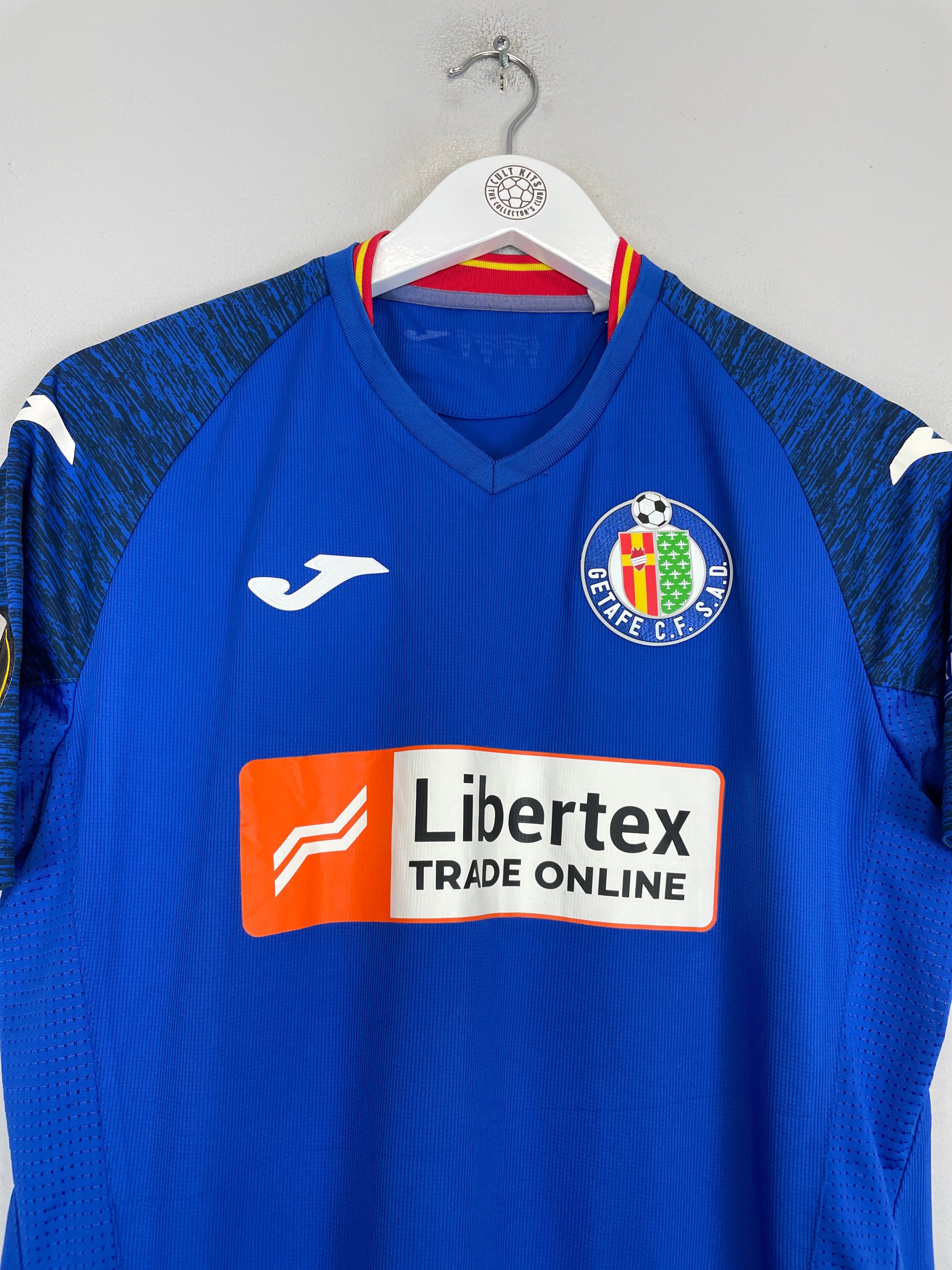 Shop 2019/20 GETAFE ETXEITA #16 E/L HOME SHIRT (M) JOMA, classic football shirts, vintage football shirts & retro soccer jerseys at Cult Kits