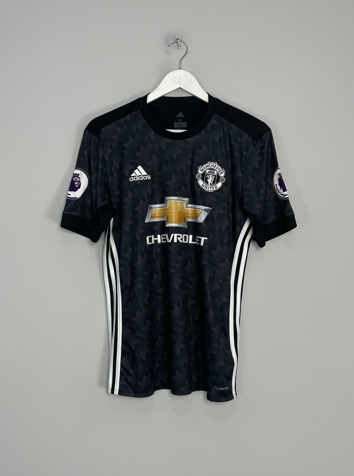 2017/18 MANCHESTER UNITED POGBA #6 AWAY SHIRT (M) ADIDAS