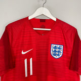Shop 2018/19 ENGLAND LINGARD #11 AWAY SHIRT (L) NIKE, classic football shirts, vintage football shirts & retro soccer jerseys at Cult Kits