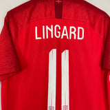 Shop 2018/19 ENGLAND LINGARD #11 AWAY SHIRT (L) NIKE, classic football shirts, vintage football shirts & retro soccer jerseys at Cult Kits