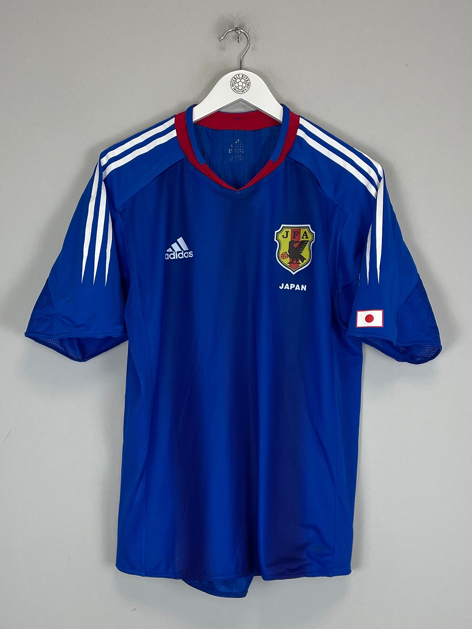 Shop 2004/06 JAPAN *PLAYER ISSUE* HOME SHIRT (M) ADIDAS, classic football shirts, vintage football shirts & retro soccer jerseys at Cult Kits