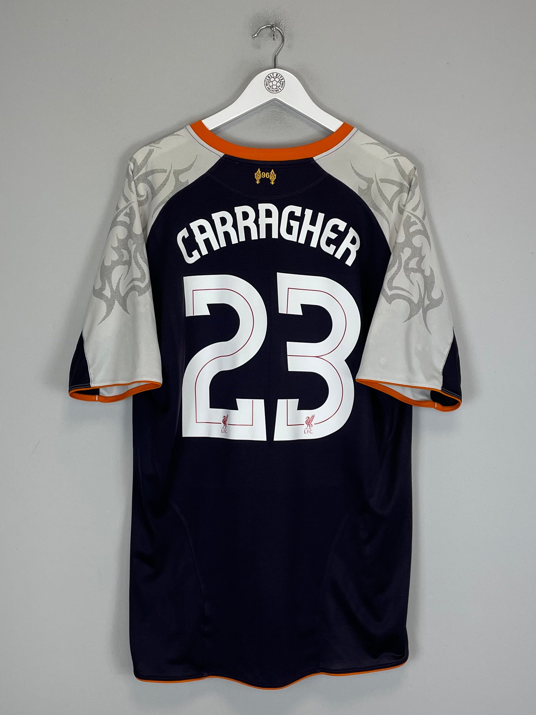 Shop 2012/13 LIVERPOOL CARRAGHER #23 THIRD SHIRT (XXL) NEW BALANCE, classic football shirts, vintage football shirts & retro soccer jerseys at Cult Kits
