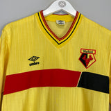Shop 1986/88 WATFORD HOME SHIRT (L) UMBRO, classic football shirts, vintage football shirts & retro soccer jerseys at Cult Kits