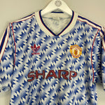 Shop 1990/92 MANCHESTER UNITED AWAY SHIRT (M) UMBRO, classic football shirts, vintage football shirts & retro soccer jerseys at Cult Kits