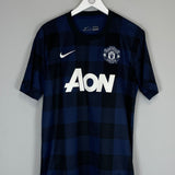 Shop 2013/14 MANCHESTER UNITED VIDIC #15 AWAY SHIRT (L) NIKE, classic football shirts, vintage football shirts & retro soccer jerseys at Cult Kits