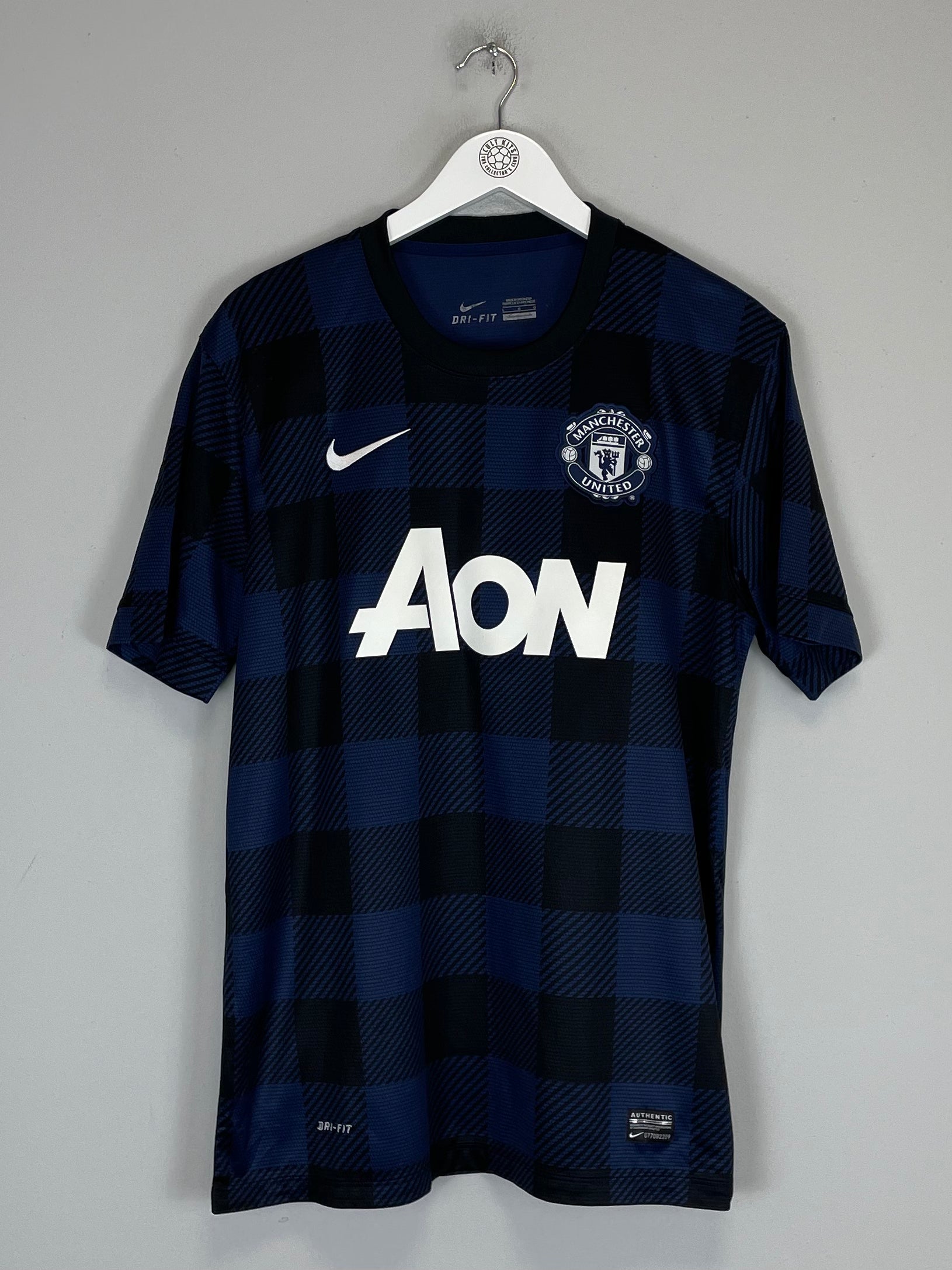 Shop 2013/14 MANCHESTER UNITED VIDIC #15 AWAY SHIRT (L) NIKE, classic football shirts, vintage football shirts & retro soccer jerseys at Cult Kits