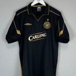 Shop 2003/04 CELTIC LARSSON #7 AWAY SHIRT (L) UMBRO, classic football shirts, vintage football shirts & retro soccer jerseys at Cult Kits