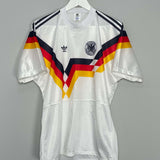 Shop 1990/91 GERMANY HOME SHIRT (L) ADIDAS, classic football shirts, vintage football shirts & retro soccer jerseys at Cult Kits