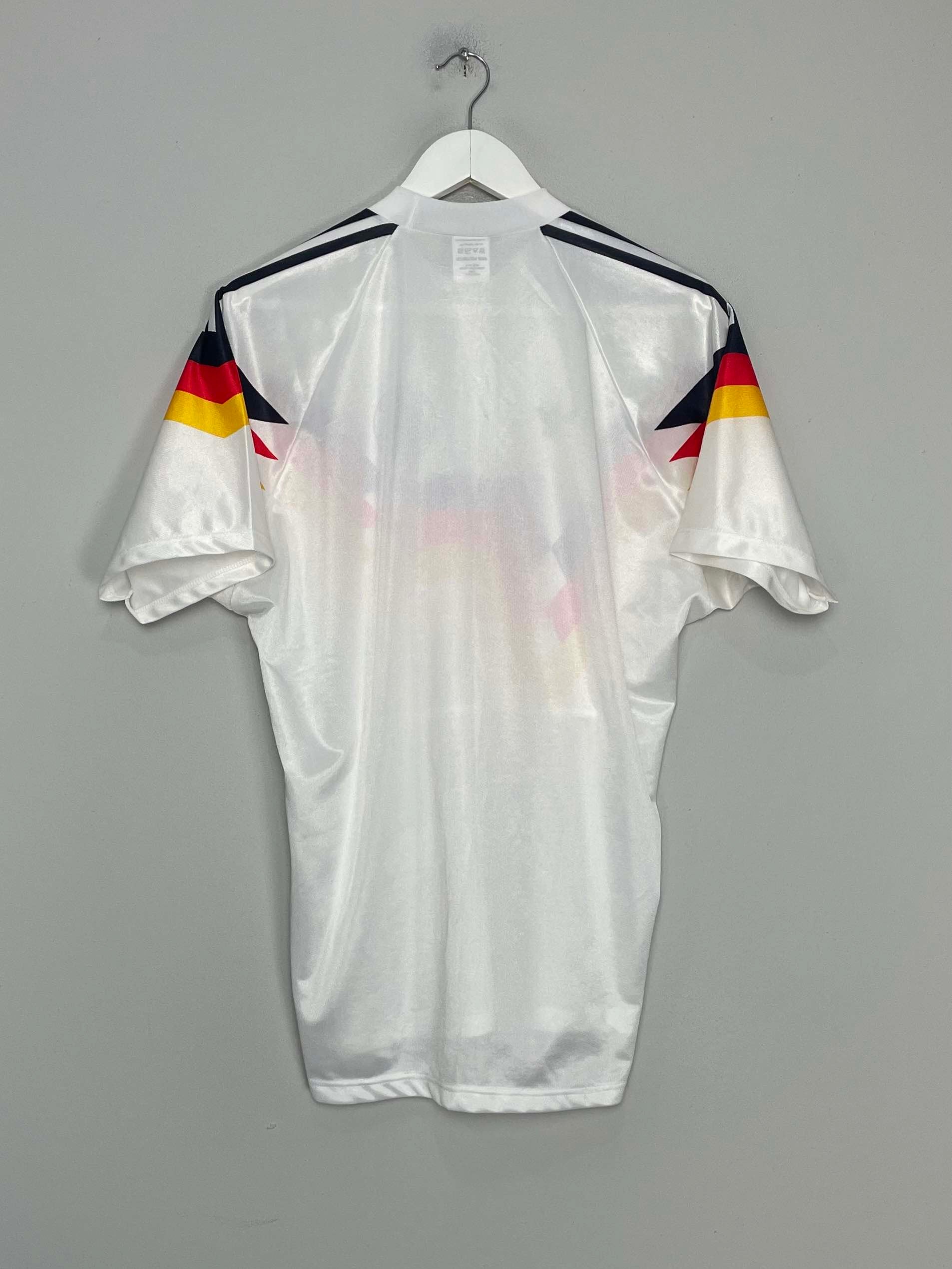 Shop 1990/91 GERMANY HOME SHIRT (L) ADIDAS, classic football shirts, vintage football shirts & retro soccer jerseys at Cult Kits