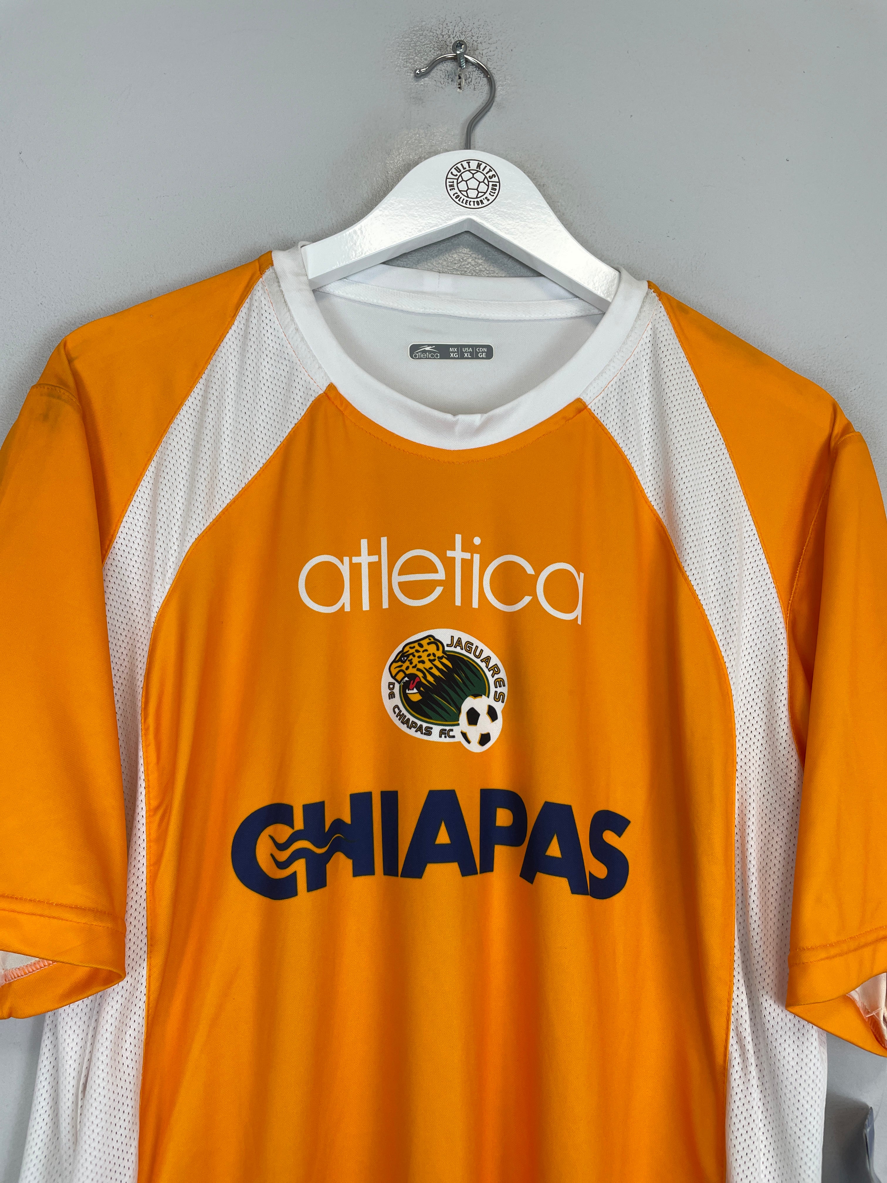 Shop 2009/10 JAGUARES CHIAPAS *BNWT* TRAINING SHIRT (XL) ATLETICA, classic football shirts, vintage football shirts & retro soccer jerseys at Cult Kits