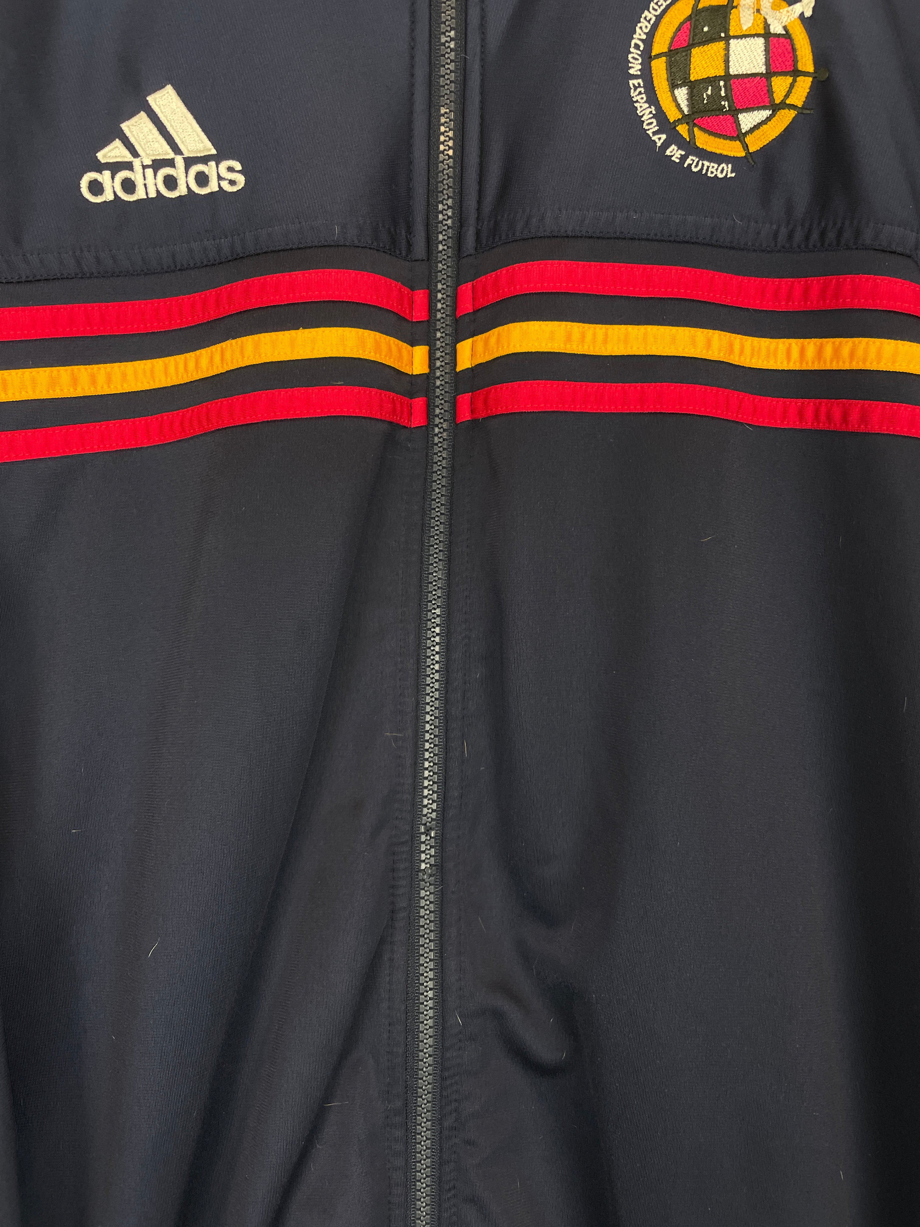 Shop 2000/02 SPAIN TRACK JACKET (M) ADIDAS, classic football shirts, vintage football shirts & retro soccer jerseys at Cult Kits