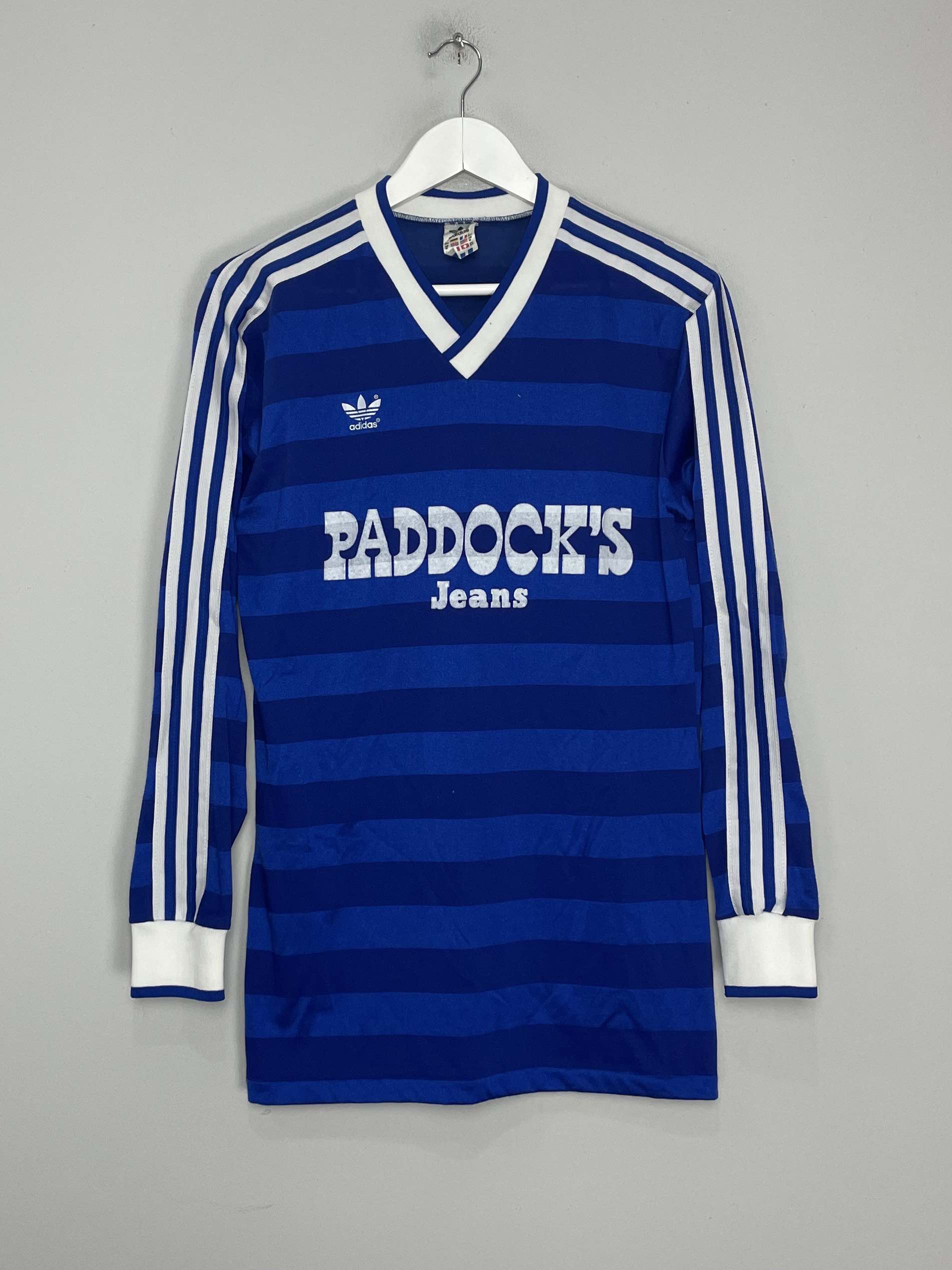 Shop 1985/86 SCHALKE L/S HOME SHIRT (M) ADIDAS, classic football shirts, vintage football shirts & retro soccer jerseys at Cult Kits