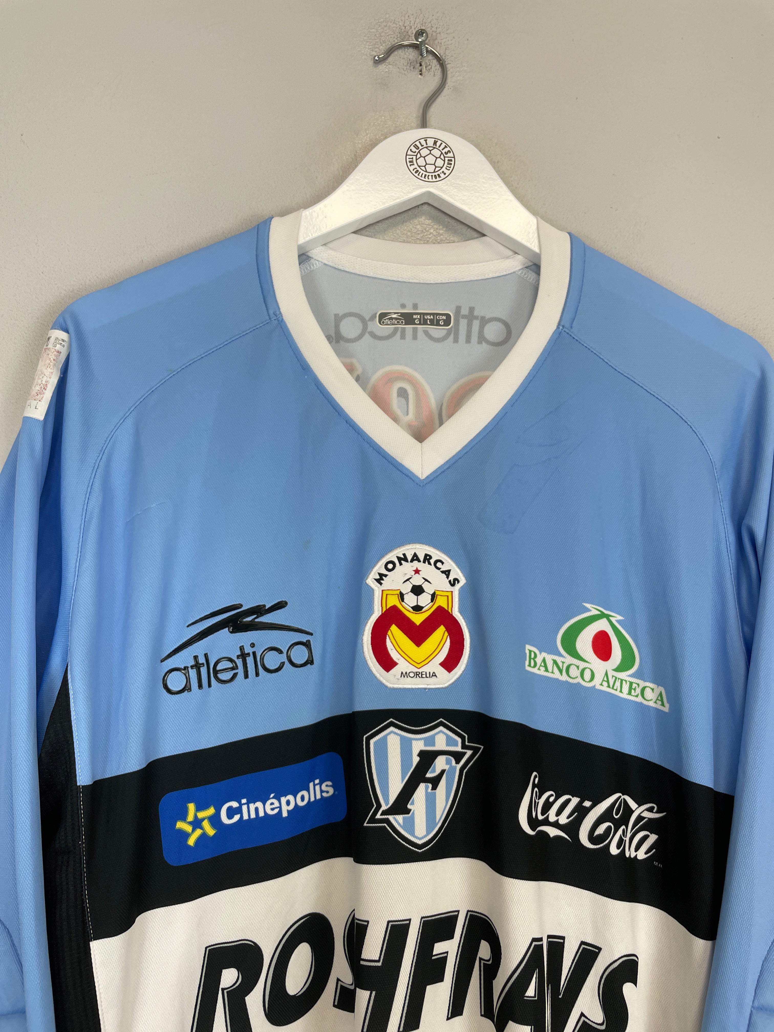 Shop 2011/12 MONARCAS MORELIA VILAR #3 GK SHIRT (L) ATLETICA, classic football shirts, vintage football shirts & retro soccer jerseys at Cult Kits