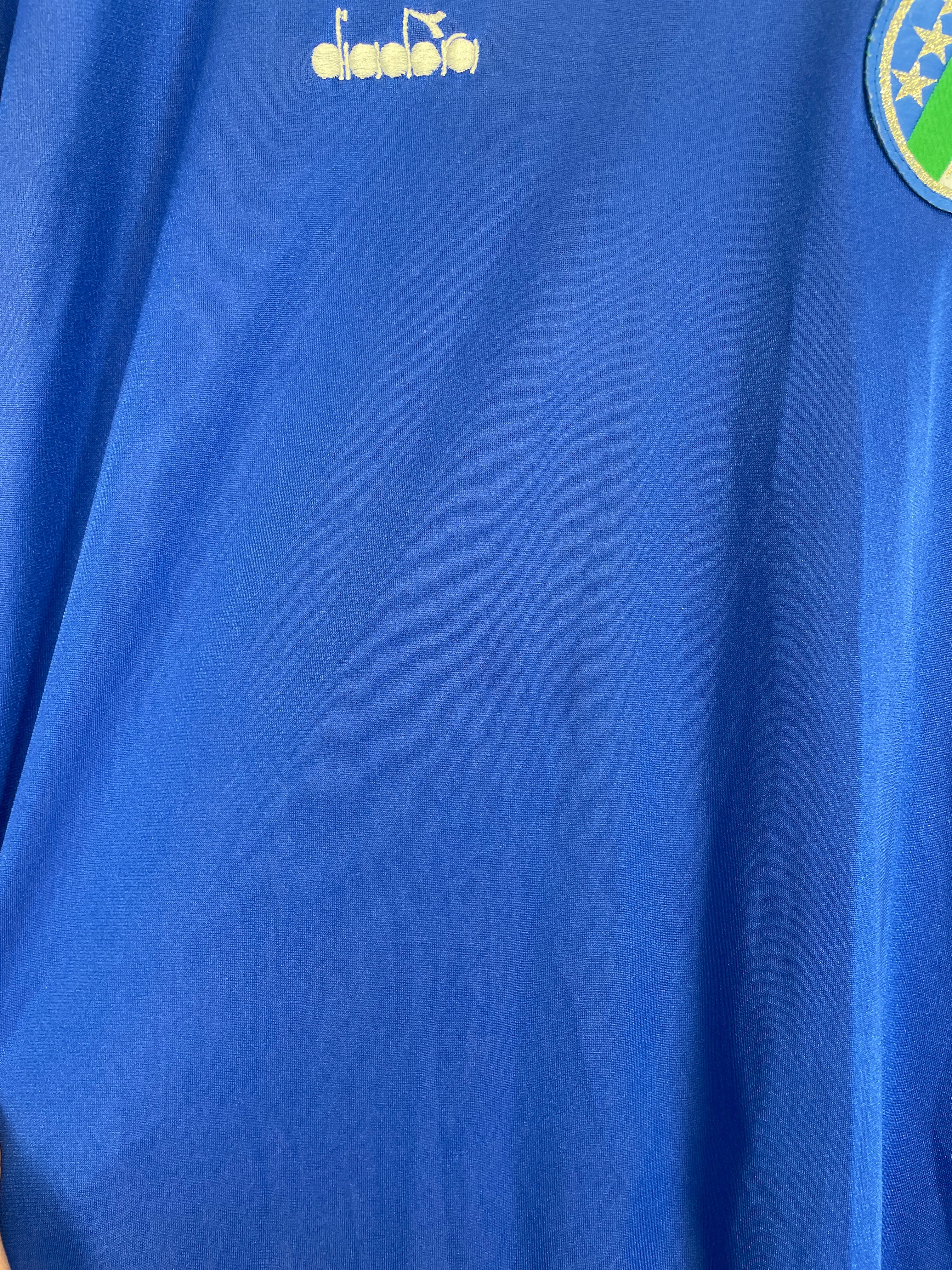 Shop 1986/90 ITALY HOME SHIRT (S) DIADORA, classic football shirts, vintage football shirts & retro soccer jerseys at Cult Kits