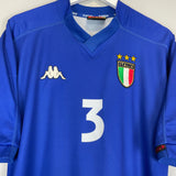 Shop 1998/99 ITALY MALDINI #3 HOME SHIRT (XXL) KAPPA, classic football shirts, vintage football shirts & retro soccer jerseys at Cult Kits