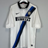 Shop 2011/12 INTER MILAN FORLAN #9 AWAY SHIRT (L) NIKE, classic football shirts, vintage football shirts & retro soccer jerseys at Cult Kits