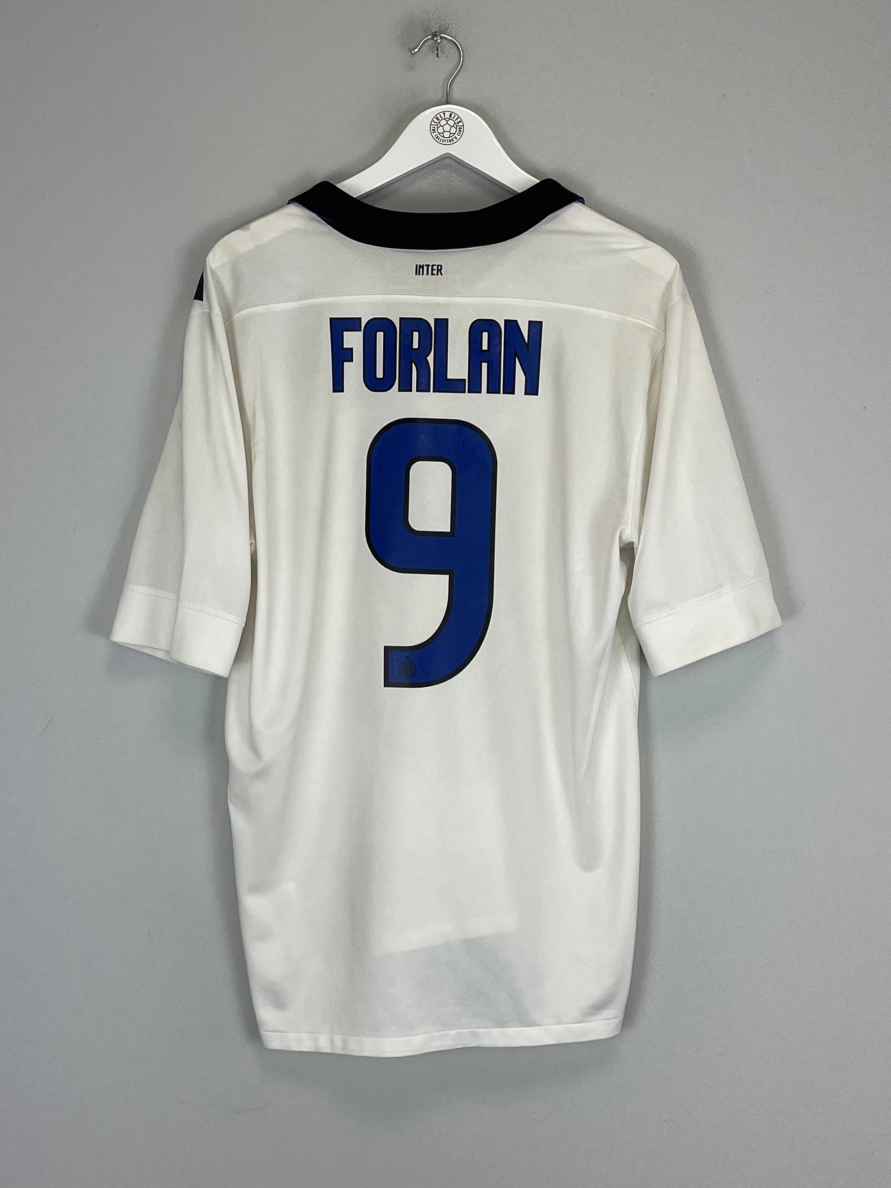 Shop 2011/12 INTER MILAN FORLAN #9 AWAY SHIRT (L) NIKE, classic football shirts, vintage football shirts & retro soccer jerseys at Cult Kits