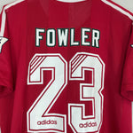 Shop 1995/96 LIVERPOOL FOWLER #23 HOME SHIRT (L) REEBOK, classic football shirts, vintage football shirts & retro soccer jerseys at Cult Kits
