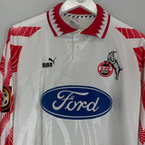 Shop 1996/97 FC KOLN L/S HOME SHIRT (L) PUMA, classic football shirts, vintage football shirts & retro soccer jerseys at Cult Kits