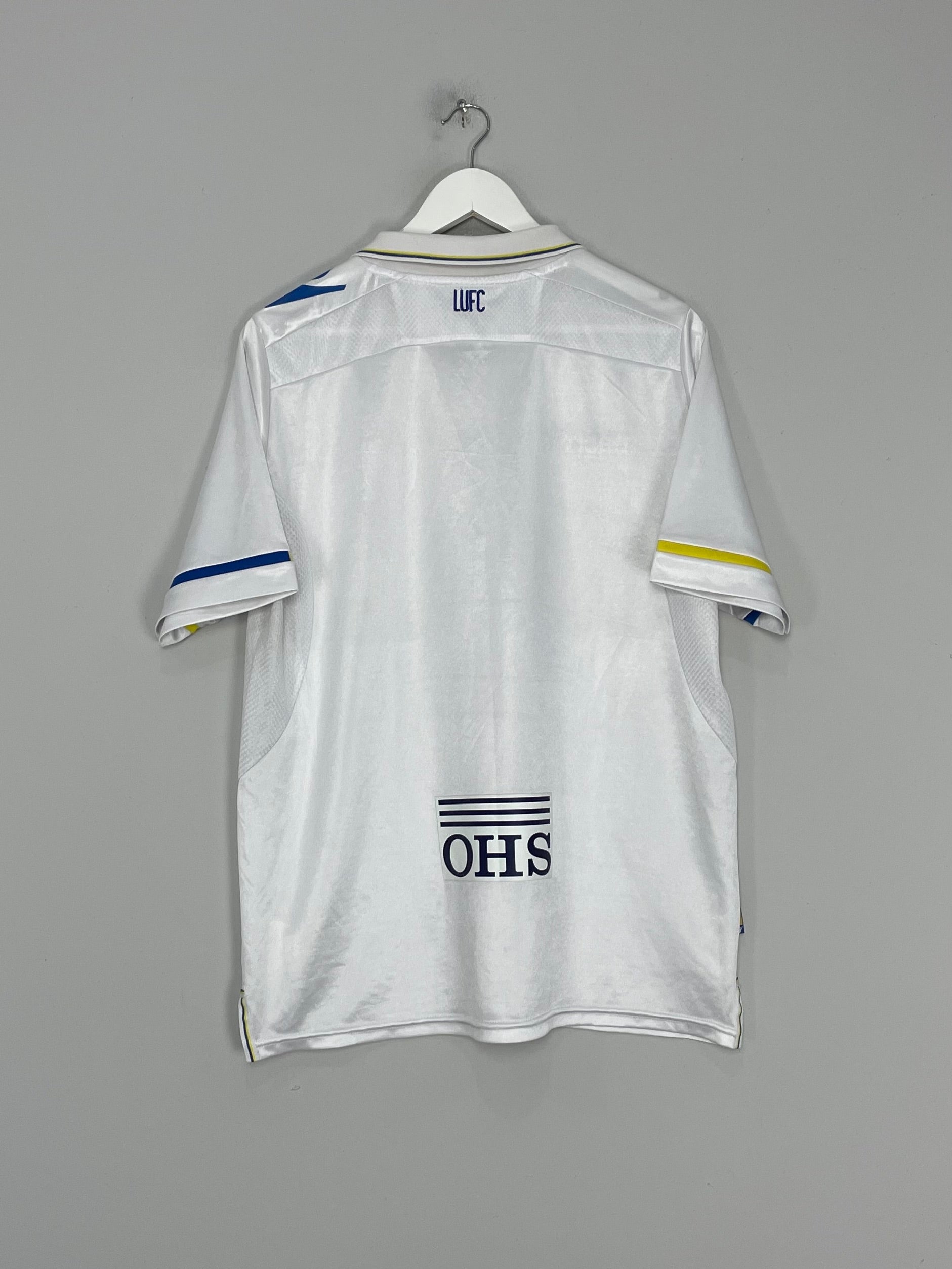 Shop 2011/12 LEEDS UNITED HOME SHIRT (M) MACRON, classic football shirts, vintage football shirts & retro soccer jerseys at Cult Kits