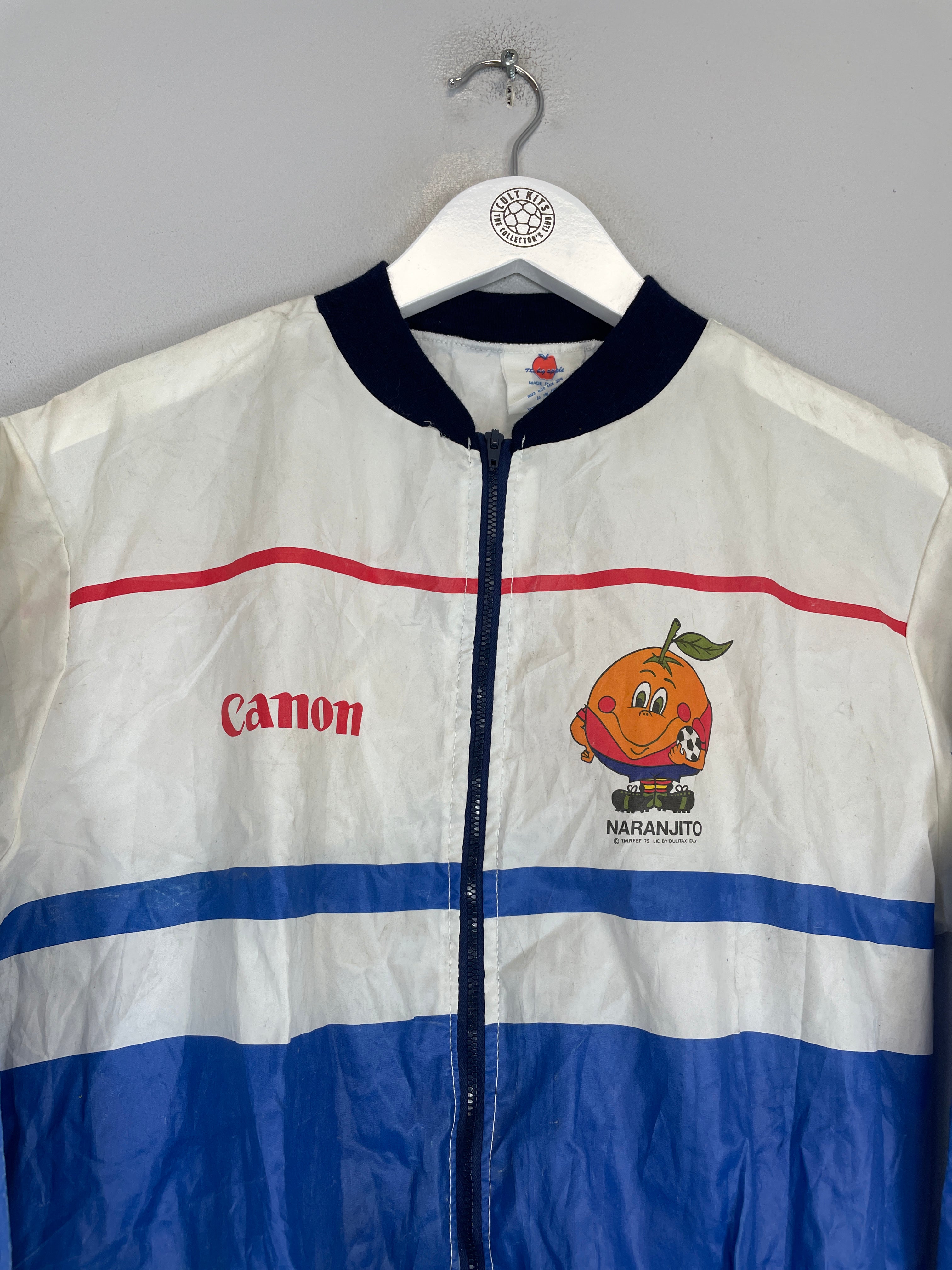Shop 1982 WORLD CUP TRACK JACKET (S) CANNON, classic football shirts, vintage football shirts & retro soccer jerseys at Cult Kits