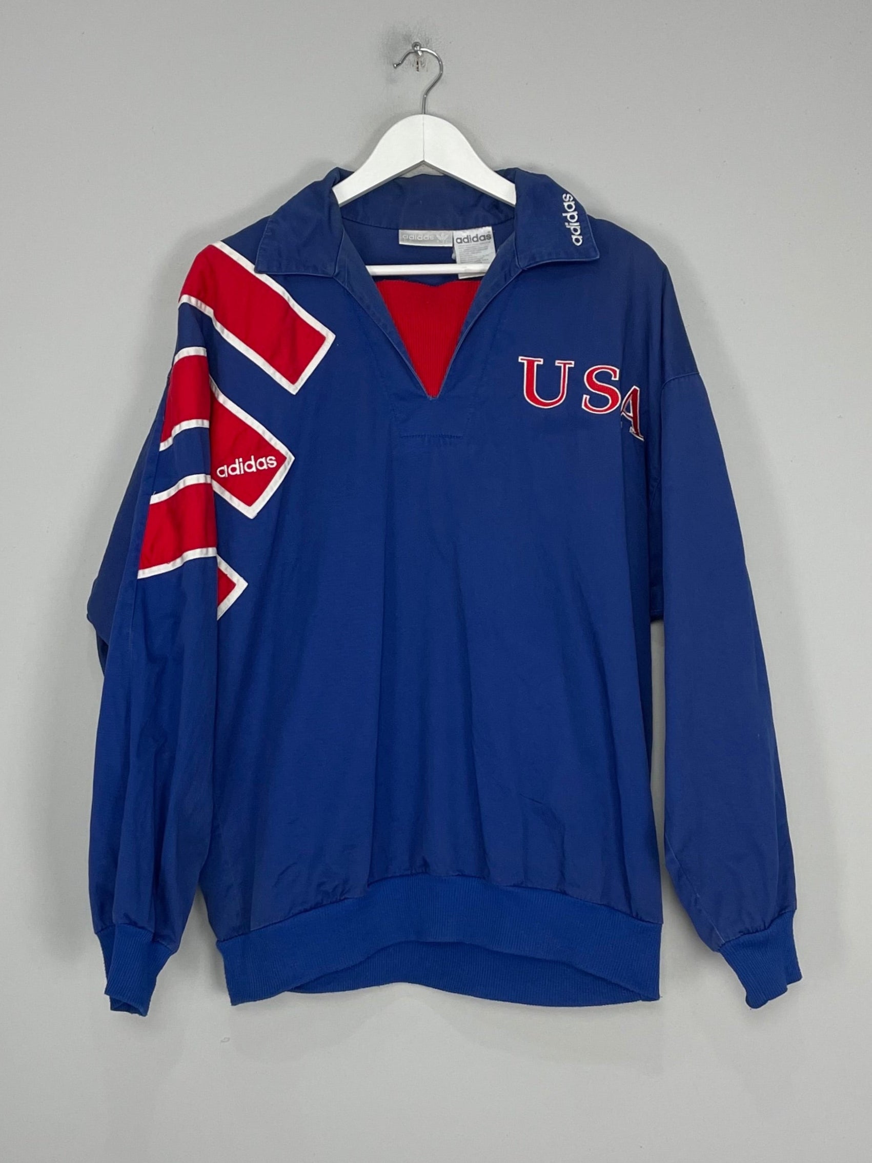 Shop 1992/94 USA DRILL TOP (M) ADIDAS, classic football shirts, vintage football shirts & retro soccer jerseys at Cult Kits