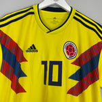 Shop 2018/19 COLOMBIA JAMES #10 HOME SHIRT (XL) ADIDAS, classic football shirts, vintage football shirts & retro soccer jerseys at Cult Kits