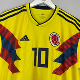 Shop 2018/19 COLOMBIA JAMES #10 HOME SHIRT (XL) ADIDAS, classic football shirts, vintage football shirts & retro soccer jerseys at Cult Kits